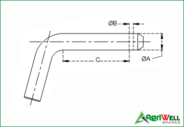 BENT HITCH PINS